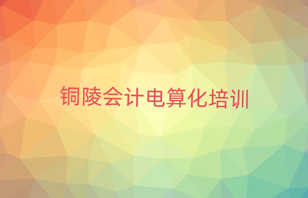 2025年銅陵郊區(qū)會(huì)計(jì)電算化哪里有會(huì)計(jì)電算化品牌培訓(xùn)班